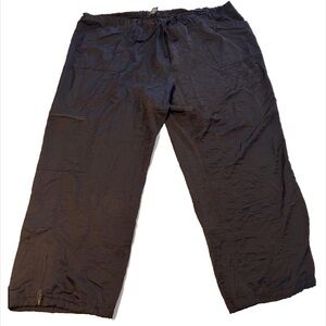 Lane Bryant Women’s Plus Size 28 Black Drawstring Cargo Pants